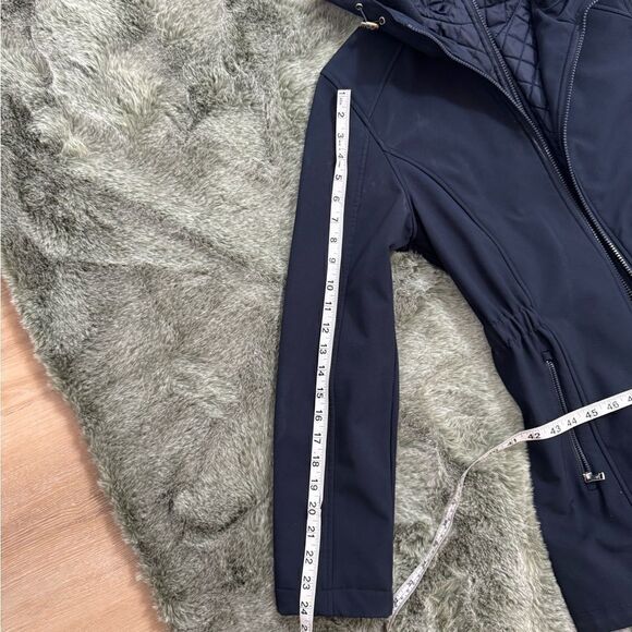 Lauren Ralph Lauren Quilted Bib Hooded Softshell Jacket Size M - Picture 12 of 16